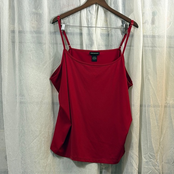 Lane Bryant Red Sleeveless Asymmetrical Camisole​ - Picture 1 of 4